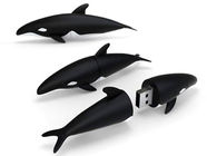Soft PVC dolphin shape Cartoon Usb Drive simulation flash drive real capacity